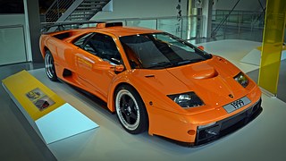 orange Lamborghini