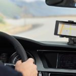 driving while using a GPS