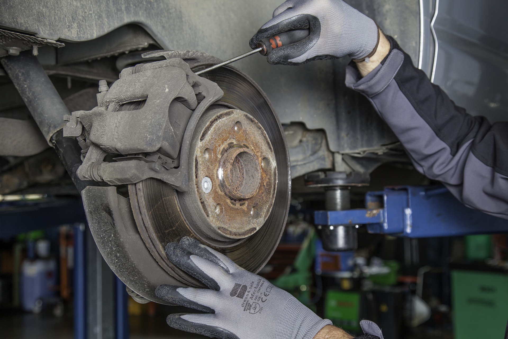 mechanic doing a repair